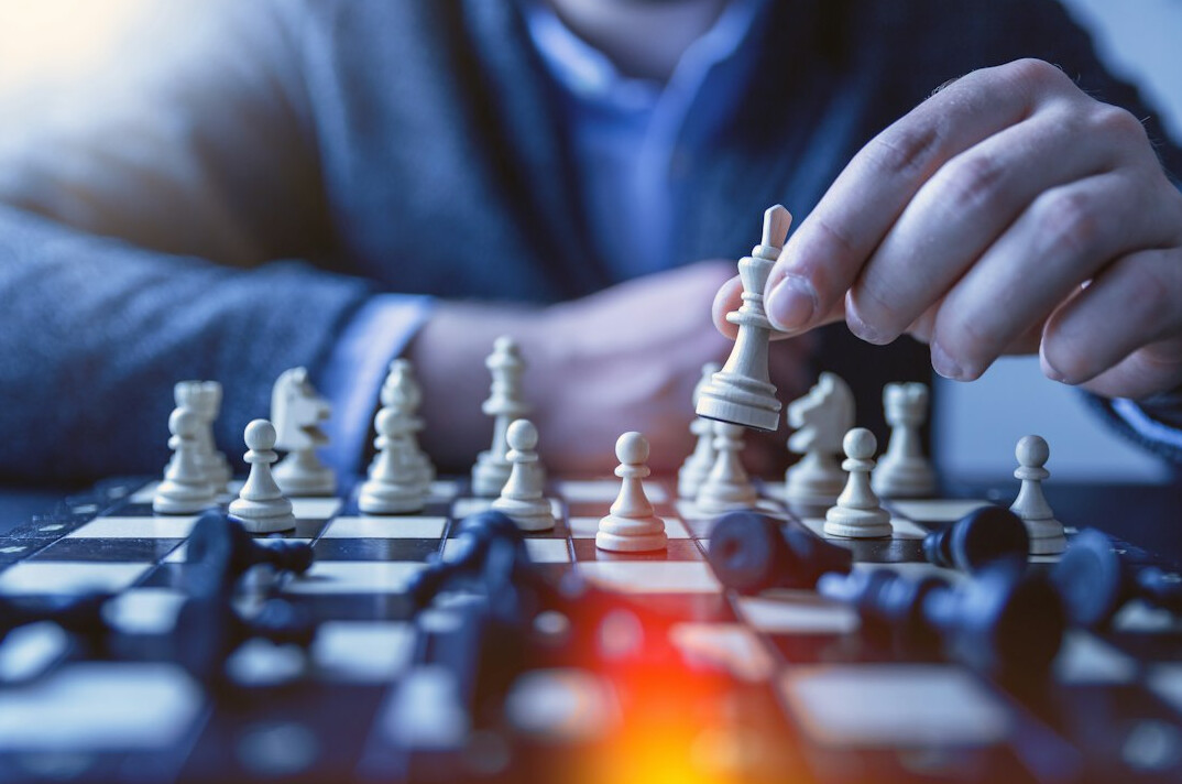 chess pieces on board