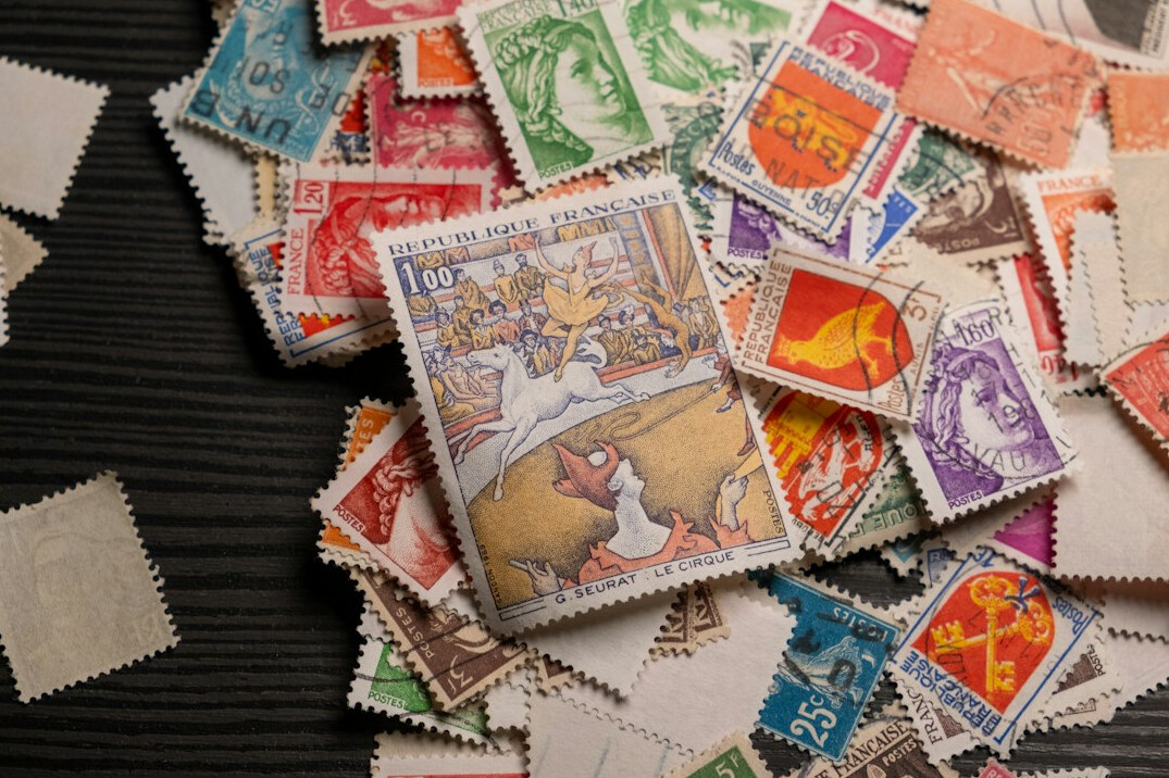 stamp collection album